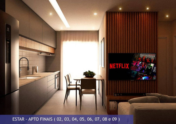 Imagem Apartamento com 2 Quartos à Venda, 46 m² em Fátima - Joinville