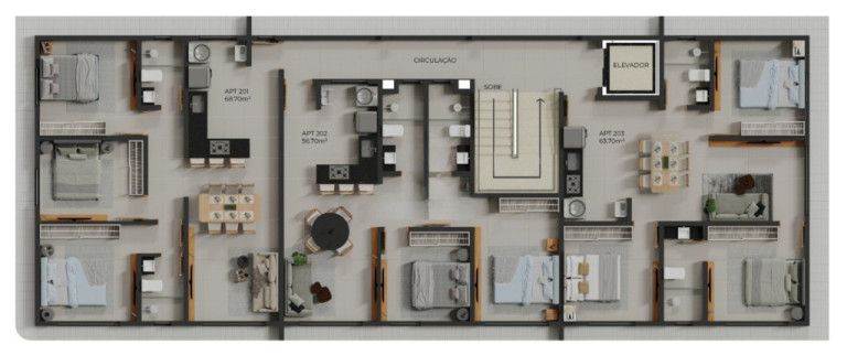 Imagem Cobertura com 3 Quartos à Venda, 137 m² em Cabo Branco - João Pessoa Imagem Cobertura com 3 Quartos à Venda, 137 m² em Cabo Branco - João Pessoa
