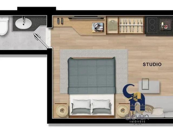 Apartamento com 1 Quarto à Venda, 24 m² em Barra - Salvador