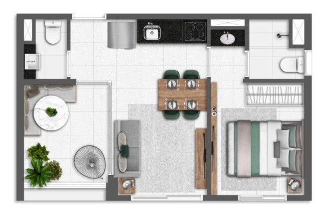 Imagem Apartamento com 1 Quarto à Venda, 35 m² em Pinheiros - São Paulo Imagem Apartamento com 1 Quarto à Venda, 35 m² em Pinheiros - São Paulo