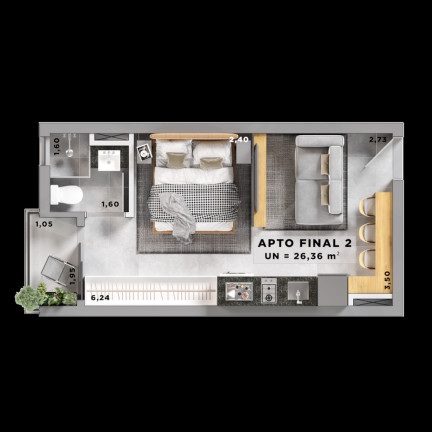 Imagem Apartamento com 1 Quarto à Venda, 27 m² em Jabaquara - São Paulo Imagem Apartamento com 1 Quarto à Venda, 27 m² em Jabaquara - São Paulo