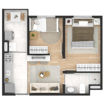 Imagem Apartamento com 2 Quartos à Venda, 125 m² em Itaim Paulista - São Paulo