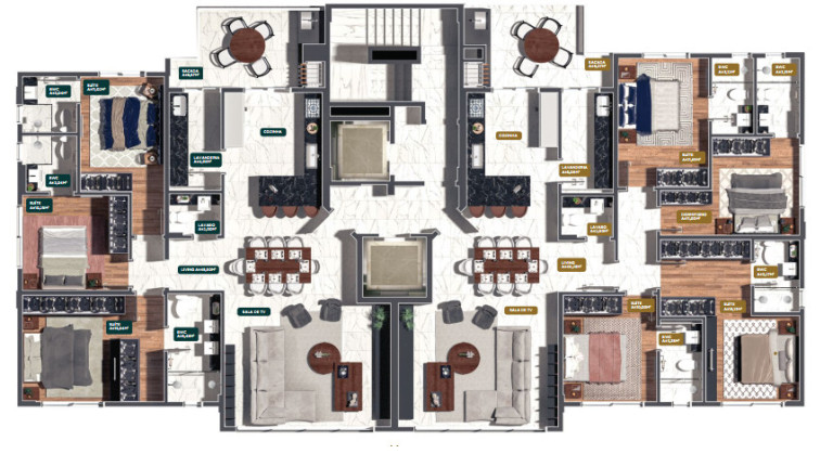 Imagem Cobertura com 4 Quartos à Venda, 262 m² em Pioneiros - Balneário Camboriú Imagem Cobertura com 4 Quartos à Venda, 262 m² em Pioneiros - Balneário Camboriú