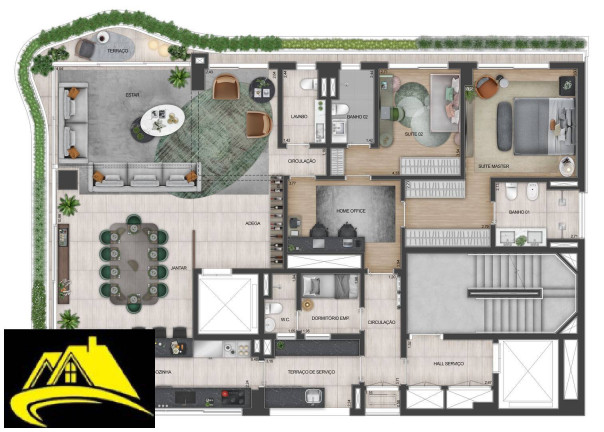 Imagem Apartamento com 3 Quartos à Venda, 201 m² em Jardins - São Paulo