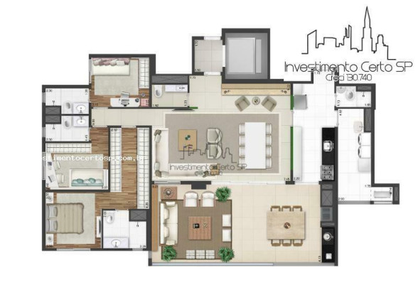 Imagem Apartamento com 4 Quartos à Venda, 173 m² em Vila Leopoldina - São Paulo Imagem Apartamento com 4 Quartos à Venda, 173 m² em Vila Leopoldina - São Paulo
