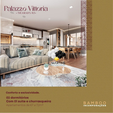 Imagem Apartamento com 2 Quartos à Venda, 67 m² em Floresta - Gramado Imagem Apartamento com 2 Quartos à Venda, 67 m² em Floresta - Gramado