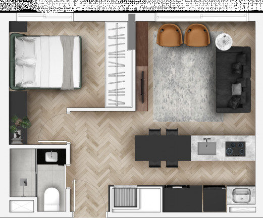 Imagem Apartamento com 2 Quartos à Venda, 64 m² em Menino Deus - Porto Alegre