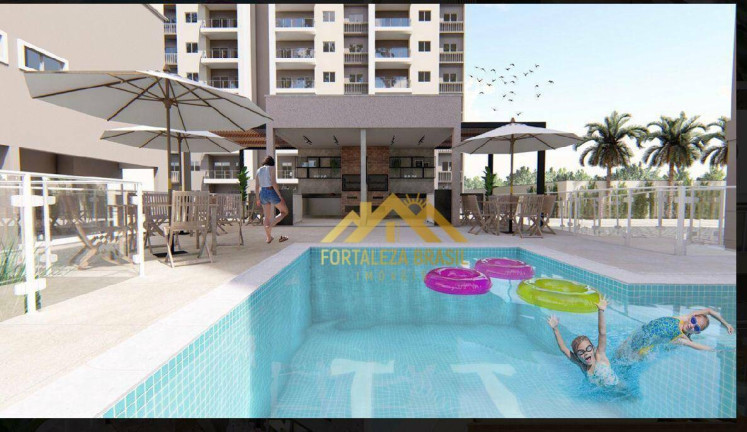 Imagem Imóvel com 2 Quartos à Venda, 53 m² em Luciano Cavalcante - Fortaleza