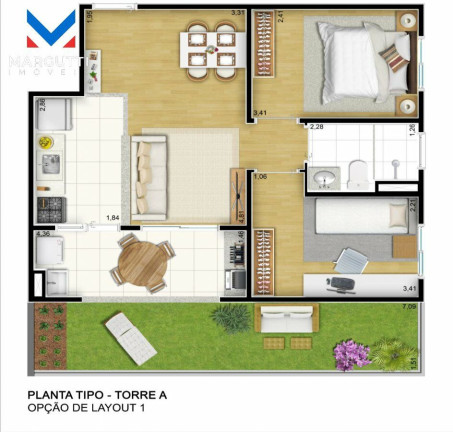 Imagem Apartamento com 2 Quartos à Venda, 52 m² em Catharina Zanaga - Americana Imagem Apartamento com 2 Quartos à Venda, 52 m² em Catharina Zanaga - Americana