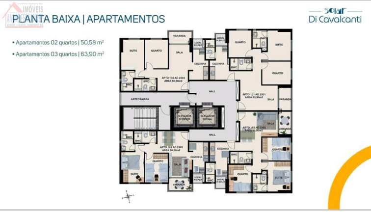 Imagem Apartamento com 3 Quartos à Venda, 64 m² em Madalena - Recife