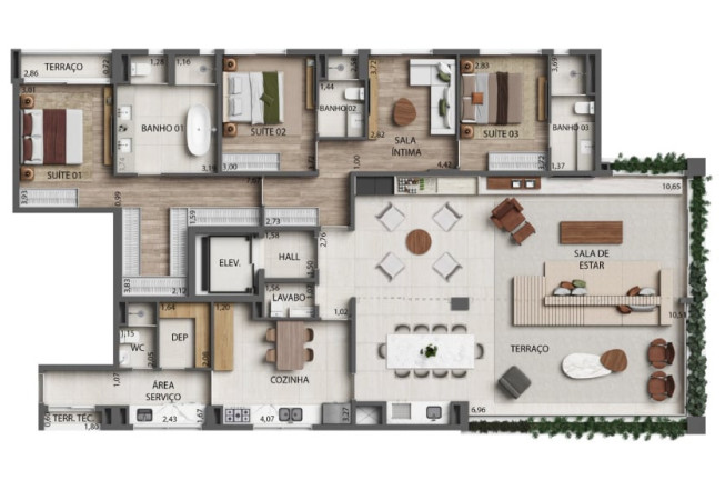 Imagem Cobertura com 3 Quartos à Venda, 392 m² em Moema - São Paulo