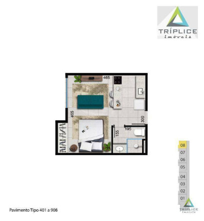 Imagem Studio com 1 Quarto à Venda, 25 m² em São Mateus - Juiz De Fora Imagem Studio com 1 Quarto à Venda, 25 m² em São Mateus - Juiz De Fora