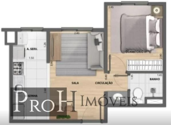 Imagem Apartamento com 1 Quarto à Venda, 30 m² em Barra Funda - São Paulo Imagem Apartamento com 1 Quarto à Venda, 30 m² em Barra Funda - São Paulo