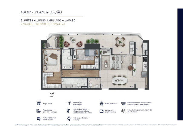 Imagem Apartamento à Venda, 122 m² em Parque Global - São Paulo Imagem Apartamento à Venda, 122 m² em Parque Global - São Paulo