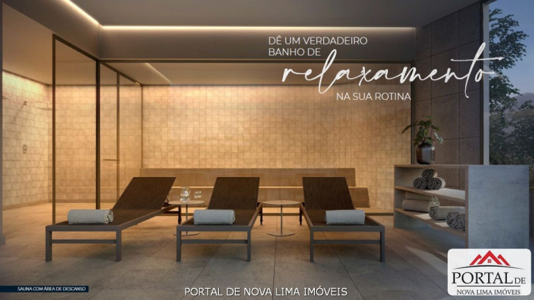 Imagem Apartamento com 3 Quartos à Venda, 114 m² em Vale Do Sereno - Nova Lima