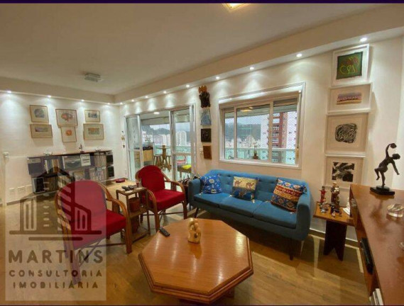 Imagem Apartamento com 3 Quartos à Venda, 136 m² em Pompéia - Santos