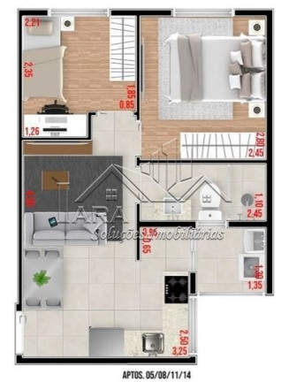 Imagem Apartamento com 1 Quarto à Venda, em Parque Das Paineiras - São Paulo Imagem Apartamento com 1 Quarto à Venda, em Parque Das Paineiras - São Paulo