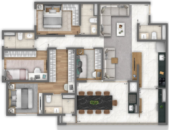 Imagem Apartamento com 2 Quartos à Venda, 71 m² em Chácara Klabin - São Paulo
