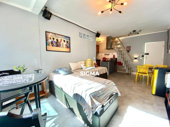 Imagem Apartamento com 1 Quarto à Venda, 30 m² em Tombo - Guarujá Imagem Apartamento com 1 Quarto à Venda, 30 m² em Tombo - Guarujá
