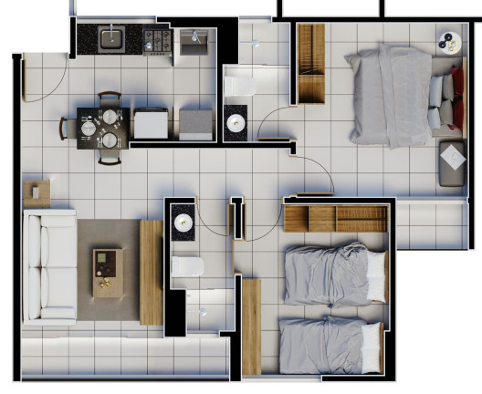 Imagem Apartamento com 3 Quartos à Venda, 68 m² em Primavera - Teresina Imagem Apartamento com 3 Quartos à Venda, 68 m² em Primavera - Teresina
