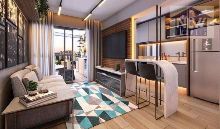 Imagem Apartamento com 1 Quarto à Venda, 50 m² em Brooklin Paulista - São Paulo Imagem Apartamento com 1 Quarto à Venda, 50 m² em Brooklin Paulista - São Paulo