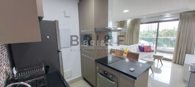 Imagem Apartamento com 1 Quarto para Alugar, 42 m² em Brooklin - São Paulo Imagem Apartamento com 1 Quarto para Alugar, 42 m² em Brooklin - São Paulo