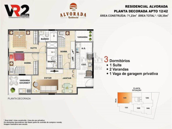 Imagem Apartamento com 2 Quartos à Venda, 51 m² em Centro - Sao Vicente Imagem Apartamento com 2 Quartos à Venda, 51 m² em Centro - Sao Vicente