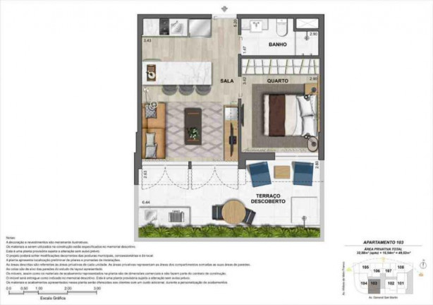 Imagem Apartamento com 1 Quarto à Venda, 44 m² em Leblon - Rio De Janeiro Imagem Apartamento com 1 Quarto à Venda, 44 m² em Leblon - Rio De Janeiro
