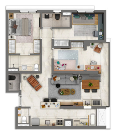 Imagem Apartamento com 3 Quartos à Venda, 91 m² em Brooklin Paulista - São Paulo