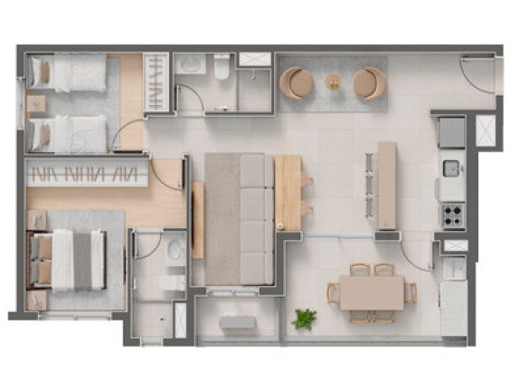 Imagem Apartamento com 3 Quartos à Venda, 74 m² em Mirandópolis - São Paulo Imagem Apartamento com 3 Quartos à Venda, 74 m² em Mirandópolis - São Paulo