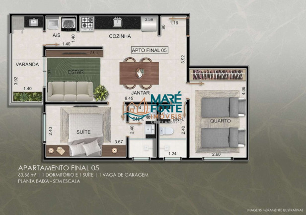 Imagem Apartamento com 1 Quarto à Venda, 44 m² em Silop - Ubatuba Imagem Apartamento com 1 Quarto à Venda, 44 m² em Silop - Ubatuba