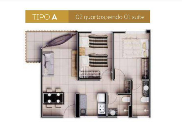 Imagem Apartamento com 2 Quartos à Venda, 50 m² em Coqueiro - Luis Correia Imagem Apartamento com 2 Quartos à Venda, 50 m² em Coqueiro - Luis Correia