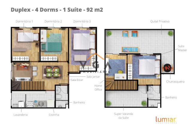 Imagem Apartamento com 3 Quartos à Venda, 92 m² em Vila Nova Curuçá Imagem Apartamento com 3 Quartos à Venda, 92 m² em Vila Nova Curuçá
