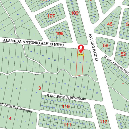 Imagem Terreno à Venda, 2.544 m² em Jardim Maria Inês - Aparecida De Goiânia Imagem Terreno à Venda, 2.544 m² em Jardim Maria Inês - Aparecida De Goiânia