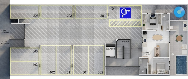 Imagem Apartamento com 2 Quartos à Venda, 55 m² em Bancários - João Pessoa Imagem Apartamento com 2 Quartos à Venda, 55 m² em Bancários - João Pessoa