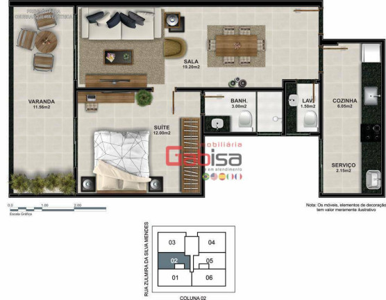 Imagem Apartamento com 1 Quarto à Venda, 60 m² em Braga - Cabo Frio Imagem Apartamento com 1 Quarto à Venda, 60 m² em Braga - Cabo Frio