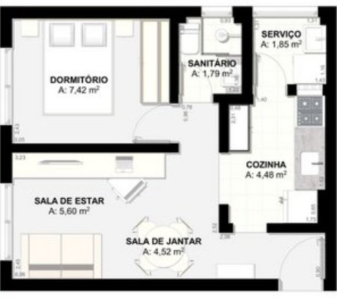 Imagem Apartamento com 1 Quarto à Venda, 38 m² em Perdizes - São Paulo Imagem Apartamento com 1 Quarto à Venda, 38 m² em Perdizes - São Paulo
