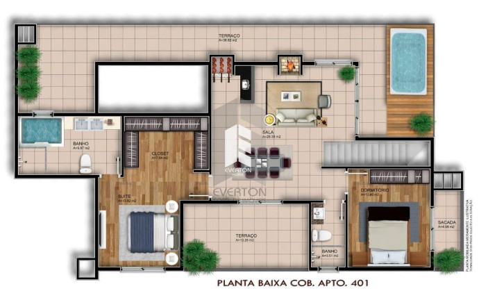 Imagem Apartamento com 3 Quartos à Venda, 237 m² em Camobi - Santa Maria Imagem Apartamento com 3 Quartos à Venda, 237 m² em Camobi - Santa Maria