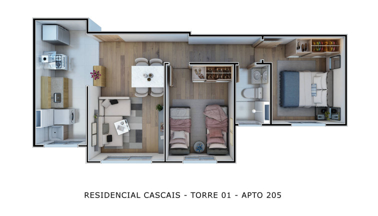 Imagem Apartamento com 2 Quartos à Venda, 47 m² em Braúnas - Belo Horizonte