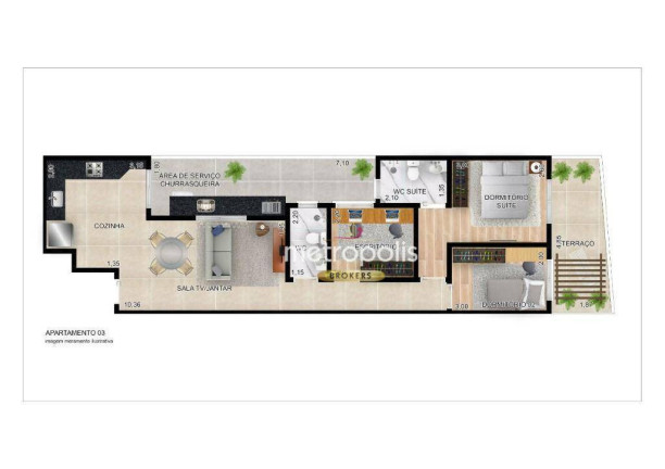 Imagem Apartamento com 2 Quartos à Venda, 61 m² em Jardim - Santo André Imagem Apartamento com 2 Quartos à Venda, 61 m² em Jardim - Santo André