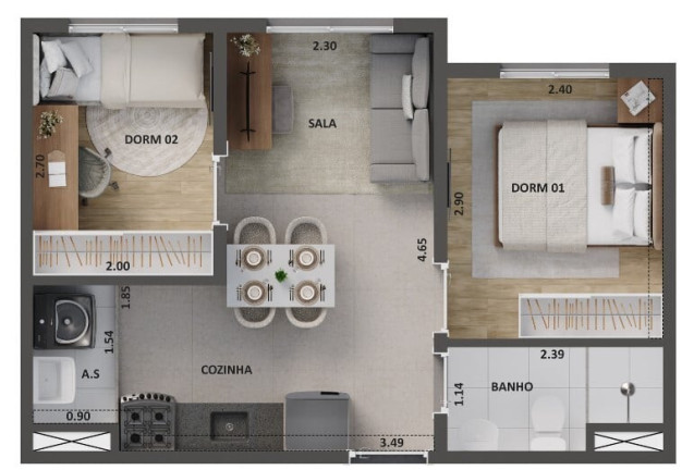 Imagem Imóvel com 2 Quartos à Venda, 34 m² em Mooca - São Paulo Imagem Imóvel com 2 Quartos à Venda, 34 m² em Mooca - São Paulo