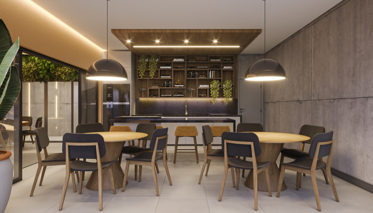 Imagem Apartamento com 1 Quarto à Venda, 24 m² em Portão - Curitiba