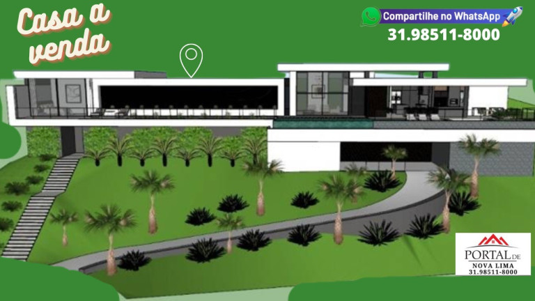 Imagem Casa com 4 Quartos à Venda, 580 m² em Quintas Do Sol - Nova Lima