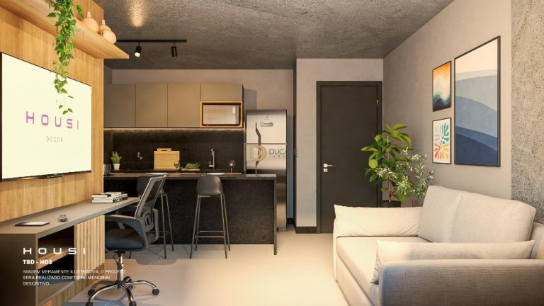Imagem Flat com 1 Quarto à Venda, 37 m² em Bento Ferreira - Vitória