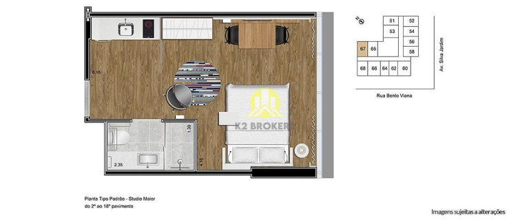 Imagem Apartamento com 1 Quarto à Venda, 28 m² em Batel - Curitiba Imagem Apartamento com 1 Quarto à Venda, 28 m² em Batel - Curitiba