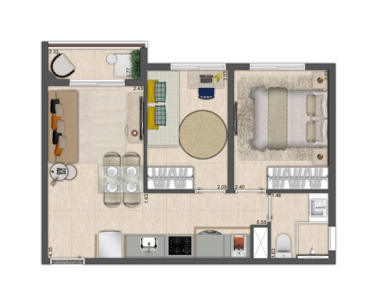 Imagem Apartamento com 2 Quartos à Venda, 36 m² em Vila Parque Jabaquara - São Paulo Imagem Apartamento com 2 Quartos à Venda, 36 m² em Vila Parque Jabaquara - São Paulo