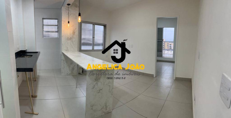 Imagem Apartamento com 1 Quarto à Venda, 38 m² em Gonzaguinha - São Vicente