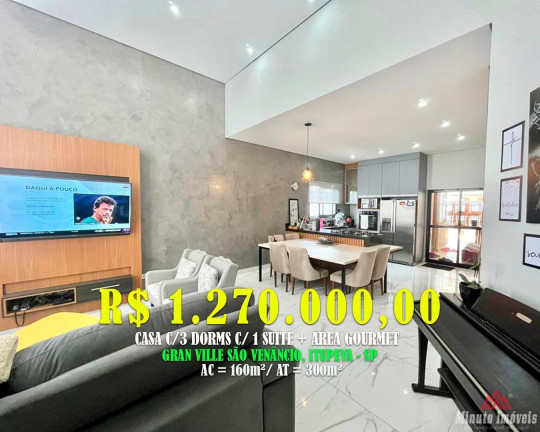Imagem Casa com 3 Quartos à Venda, 160 m² em Jardim Primavera - Itupeva Imagem Casa com 3 Quartos à Venda, 160 m² em Jardim Primavera - Itupeva