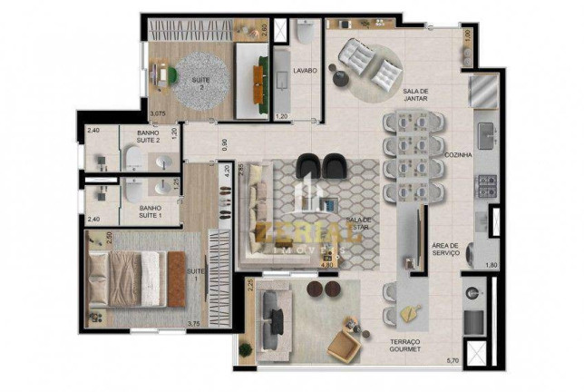 Imagem Apartamento com 3 Quartos à Venda, 90 m² em Olímpico - São Caetano Do Sul Imagem Apartamento com 3 Quartos à Venda, 90 m² em Olímpico - São Caetano Do Sul