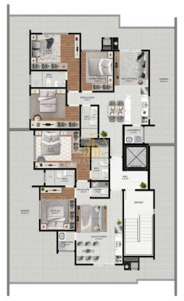 Imagem Apartamento com 2 Quartos à Venda, 10 m² em Centro - Navegantes